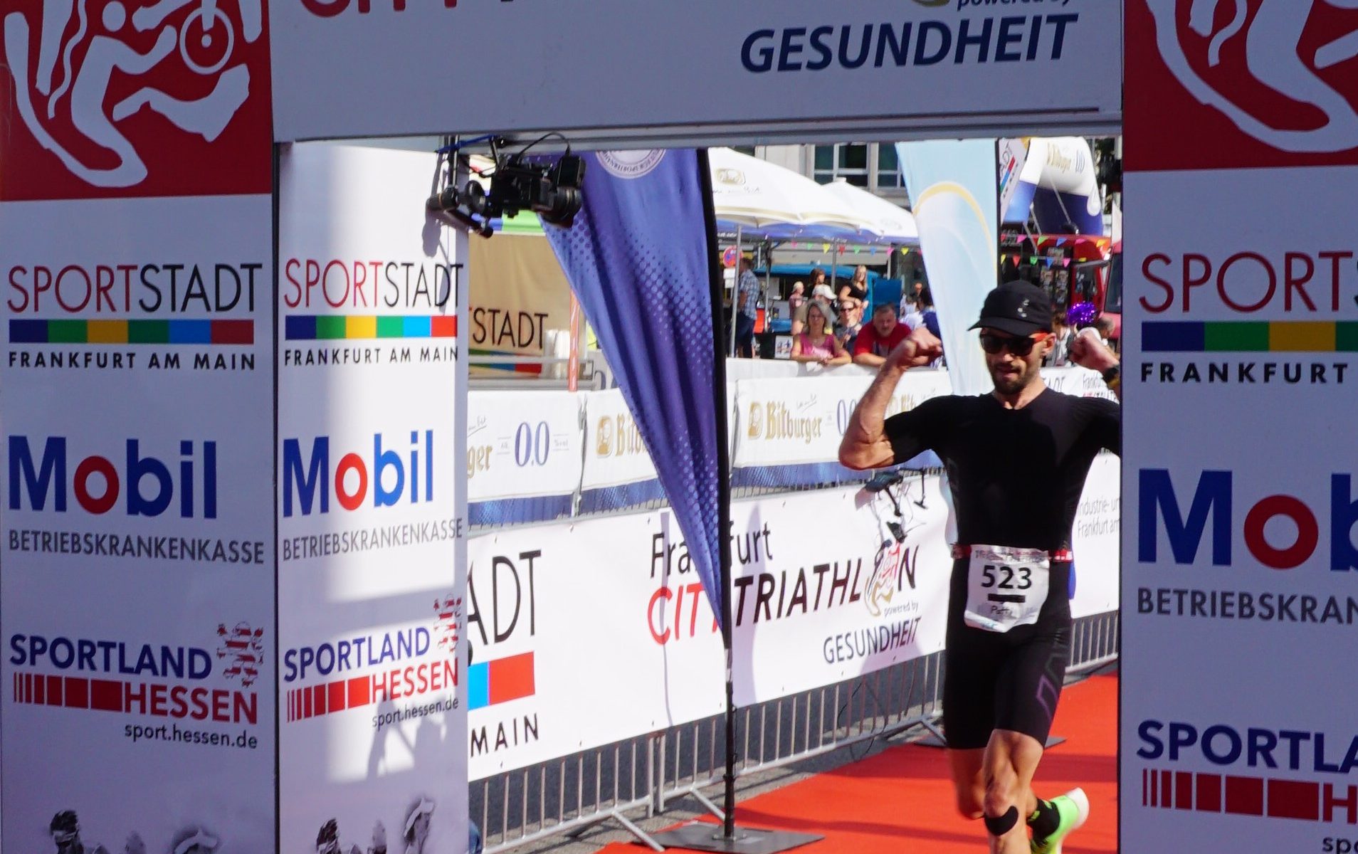 Frankfurt City Triathlon 2019 - Finishline