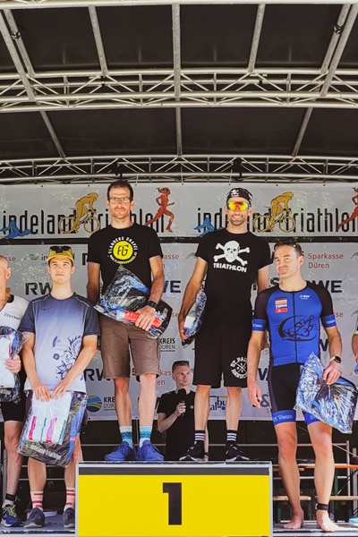 Indeland Triathlon Podium