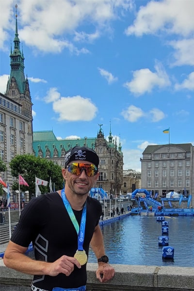Hamburg Wasser Triathlon Medaille