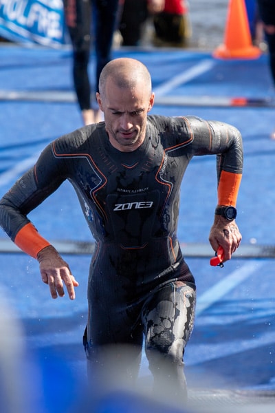 Hamburg Wasser Triathlon Schwimmexit