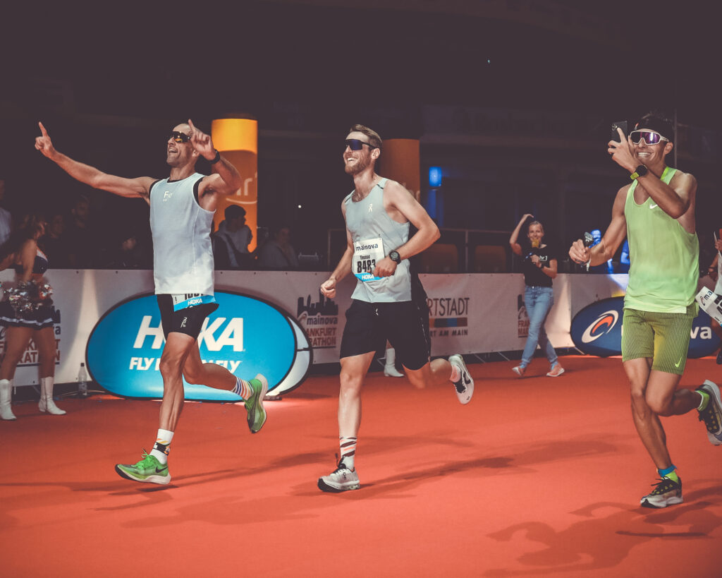 Der Zieleinlauf in der Gudd Stubb