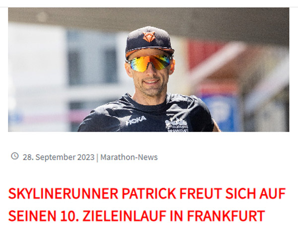 Frankfurt Marathon News