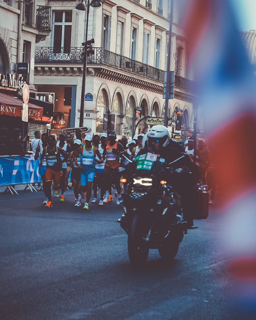 Marathon Pour Tous Start des Männer Marathon