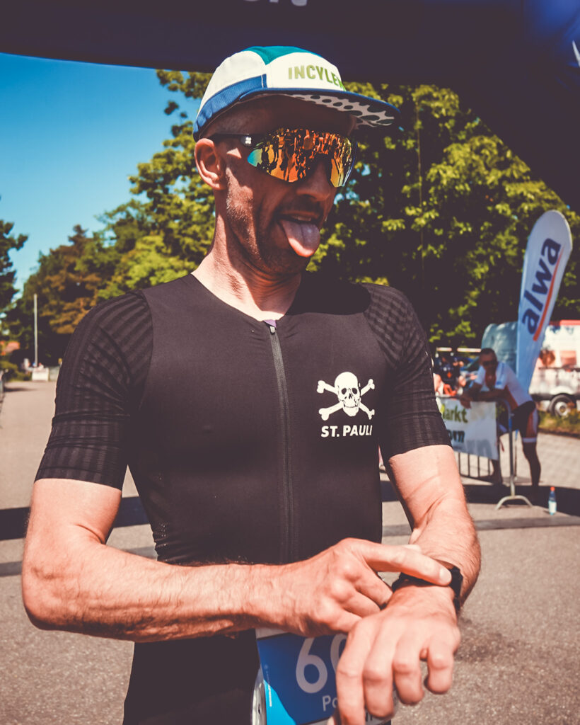 Heideseetriathlon Ziellinie