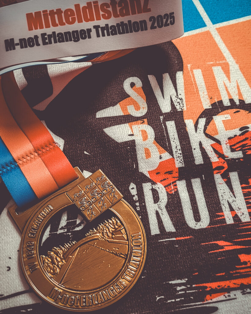 Erlanger Triathlon 2025 Medallie
