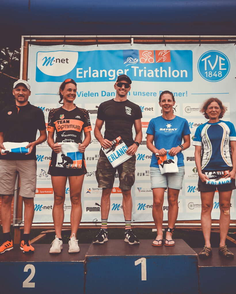 Erlanger Triathlon 2025 Siegerehrung