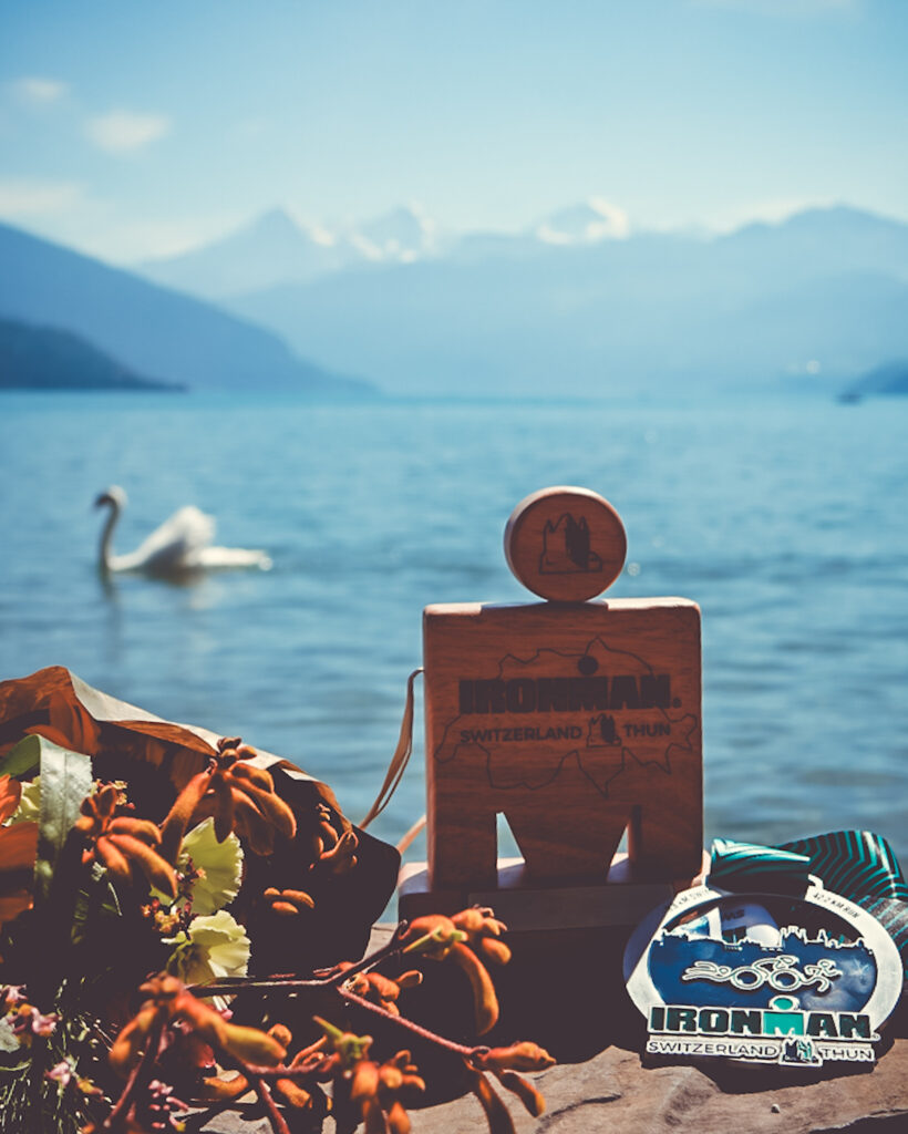 Ironman Switzerland Thun 2025 Award und Medaille