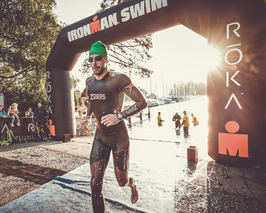 Ironman Switzerland Thun 2025 Schwimmausstieg